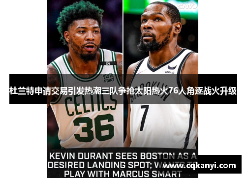 杜兰特申请交易引发热潮三队争抢太阳热火76人角逐战火升级